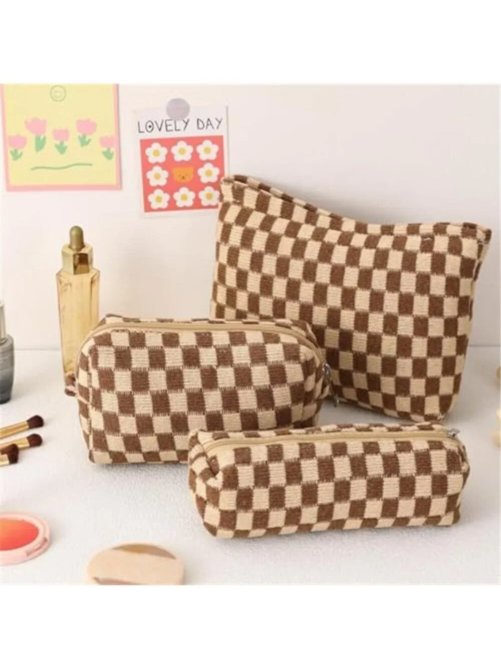 Makeup Bag Cosmetic Bag for Women,1Pcs Large Capacity Makeup Bags